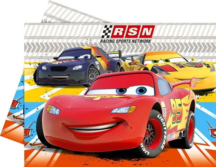 Скатерть 120 * 180 см "Тачки. Формула"