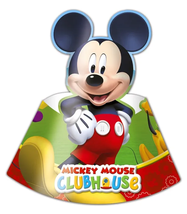 Колпаки "Игривый Микки Маус" / набор 6 шт./