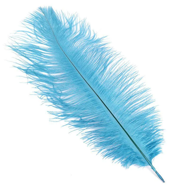 Перья Голубые, 30 шт.(Китай)