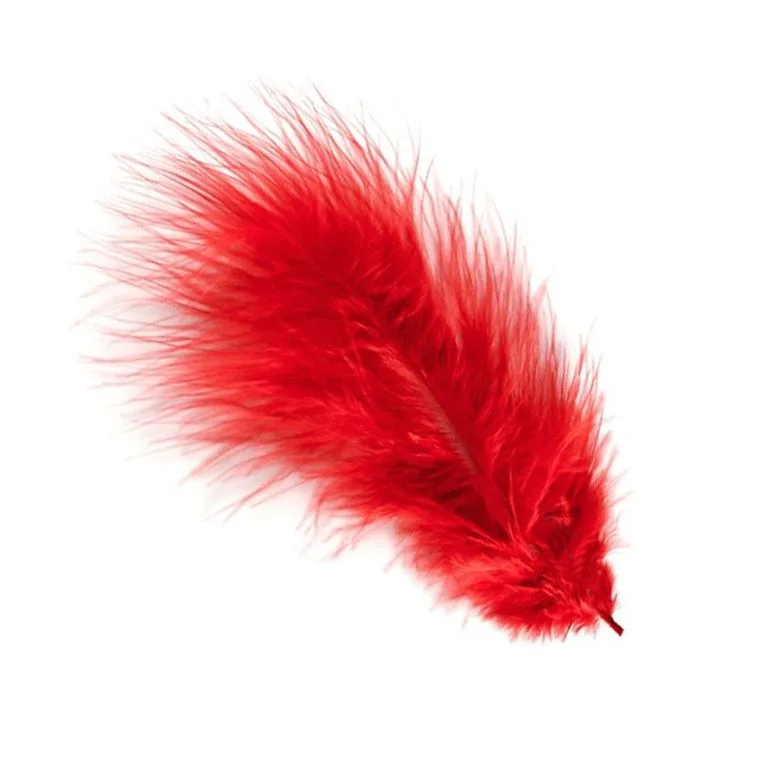 Перья Красные, 30 шт.(Китай)