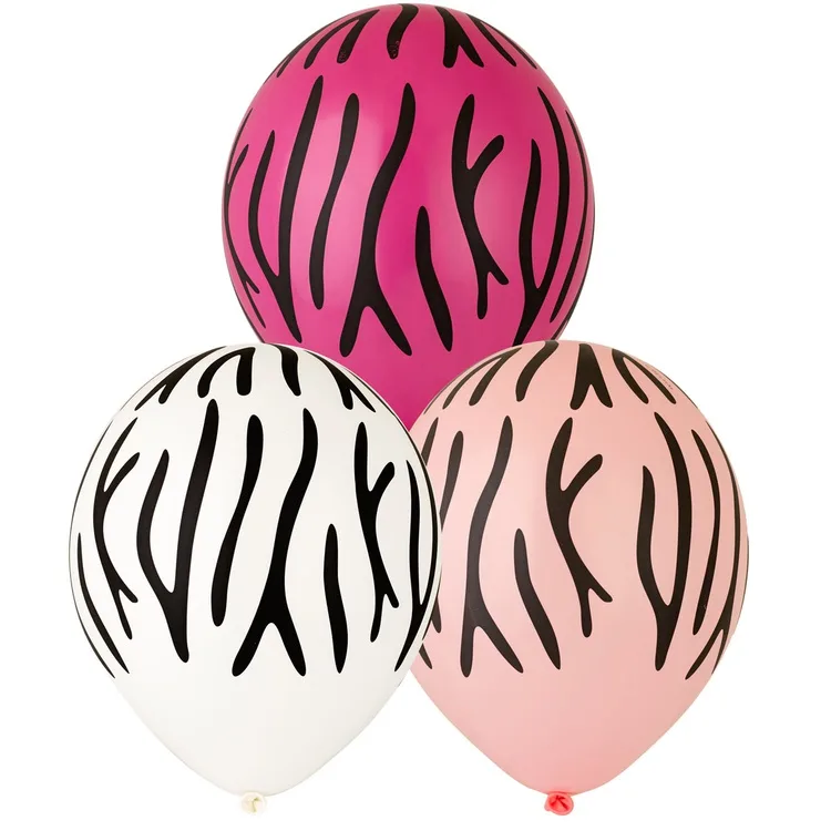 В 14"/36см Полоски Зебра/ 25 шт./(Бельгия)