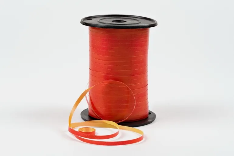 Лента бобина 0,5 см / 500 м Красный/Желтый (Россия)
