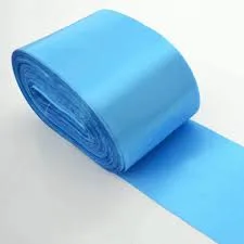 Лента атласная 10 см аквамарин / 95 м.