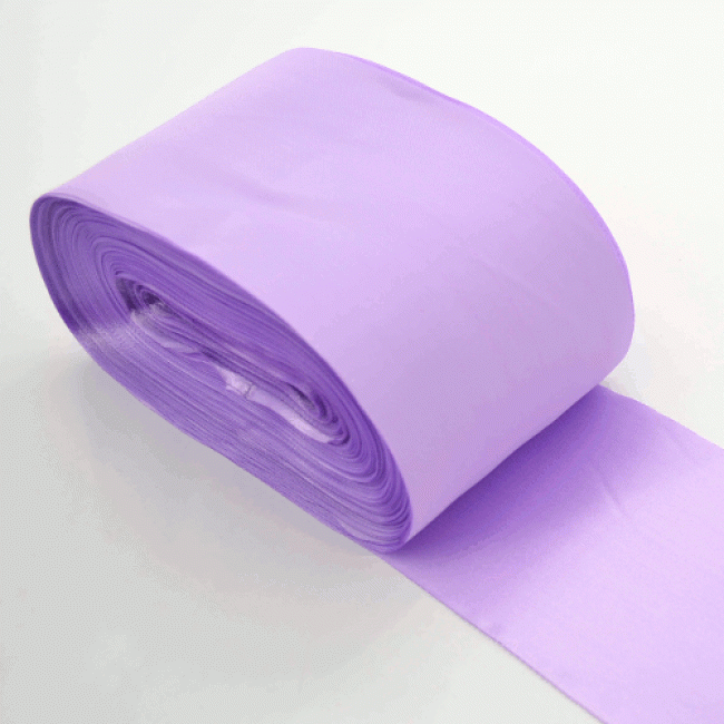 Лента атласная 10 см сиреневая / 95м.