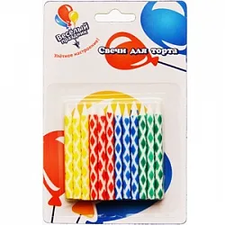 Свечи в ромбик 24шт. 6см.