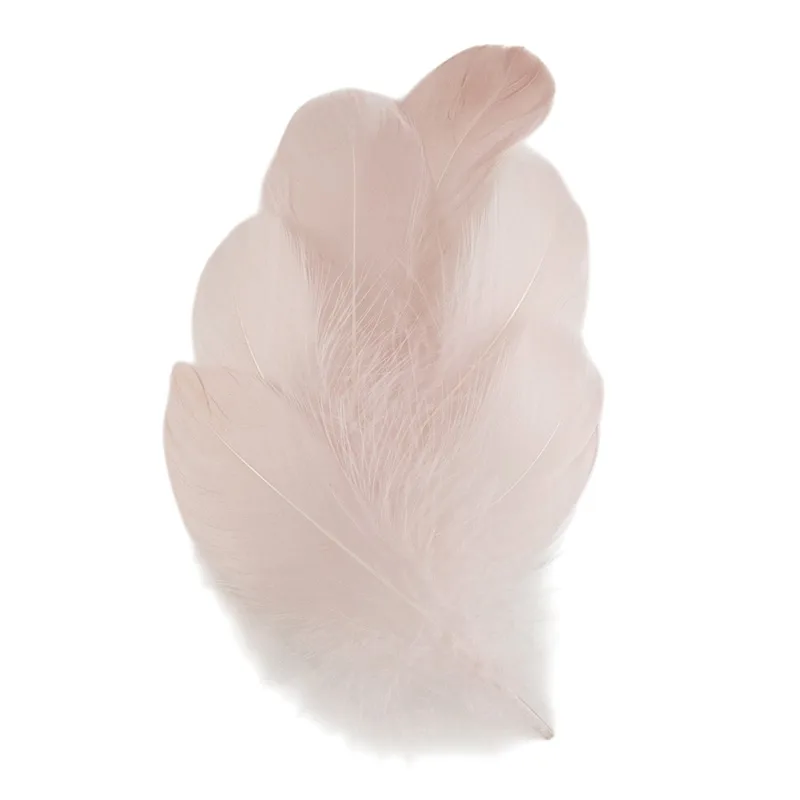 Перья, Кремовые 8-13 см  30 шт.