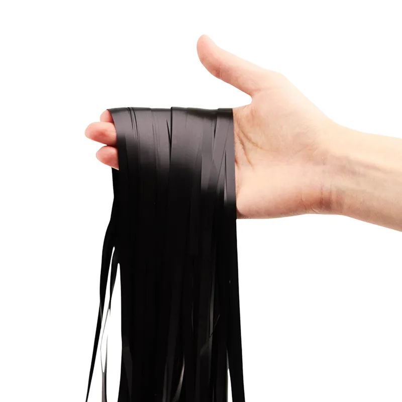 Занавес матовый "Дождик" Черный 1*3 м