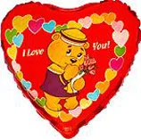 И 18 Сердце Влюбленный мишка-морячок / 1 шт./  (Испания)