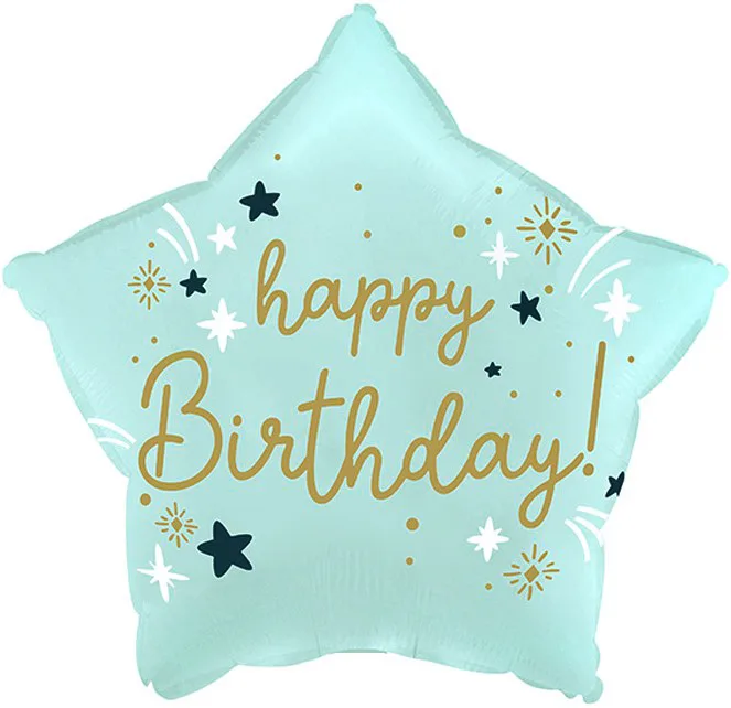 F 18"/48см Звезда, С рождения! Мятный, 1 шт. (Китай)