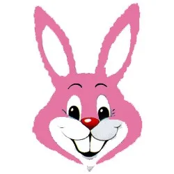 И 14 Заяц (розовый) / Rabbit / 1 шт / (Испания)