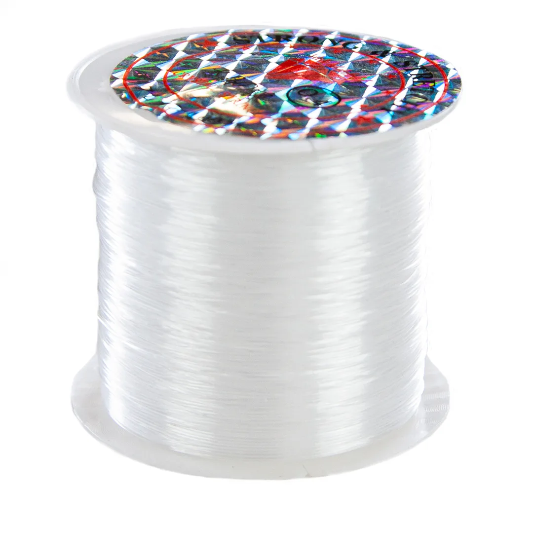 Леска для оформления, нейлон (0,4 мм*45 м) Прозрачный, 1 шт.