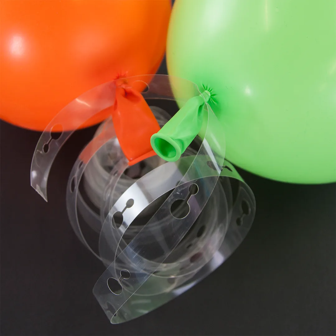 Основа для гирлянды из шаров, с фиксатором, 5 м, Прозрачный, 1 шт.