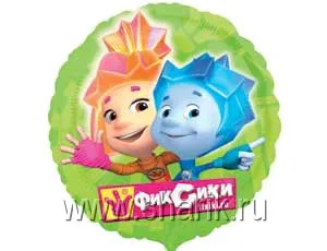 А 18"/46см Круг, Фиксики/1 шт./ (США)