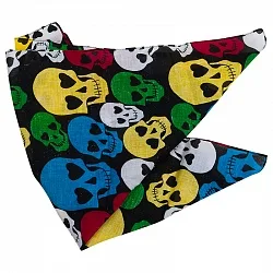 Платок Бандана Разноцветные черепа