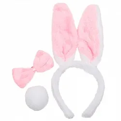 Набор Зайка (ободок с ушками, хвостик, бантик)