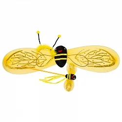 Набор Волшебница (ободок и волшебная палочка, крылья) желтый