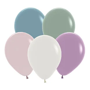 S 12"/30см Ассорти ретро , Пастель, 50 шт.( Колумбия)