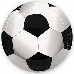 Тарелки (7''/18 см) Яркие Дольки, Разноцветный, Металлик, 6 шт.