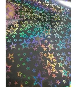 Пакет подарочный Красные звезды (ХL) 32 х 45 х 10