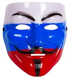 Маска "Белый-Синий-Красный"