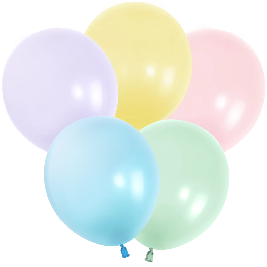 512 5"/13 см. Ассорти, макарунс, 100 шт.(Китай)