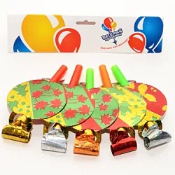 Язычек-гудок с карт гологр 12см (5шт)