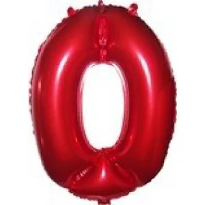 К 25 Цифра "0" красный / 1 шт. / Китай