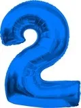 К 25 Цифра "2" синий / 1 шт. / Китай