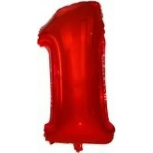 К 25 Цифра "1" красный / 1 шт. / Китай