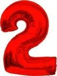 К 25 Цифра "2" красный / 1 шт. / Китай