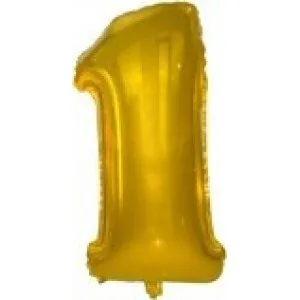 К 25 Цифра "1" золото / 1 шт. / Китай