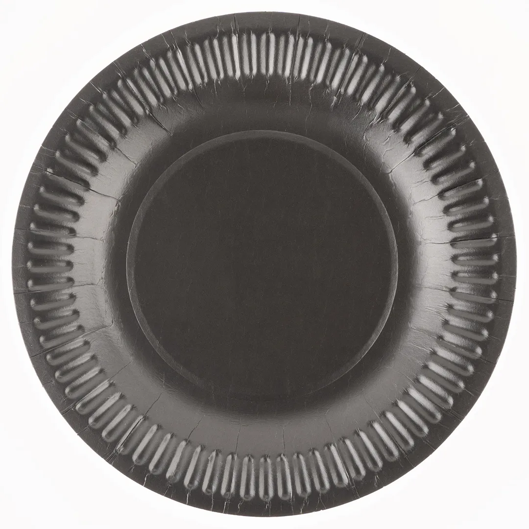 Тарелки (7''/18 см) Мастхэв, Черный, 6 шт.*