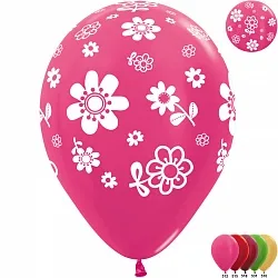 S 12 Цветы Ассорти Металлик 5 ст. / Колумбия / 50 шт.