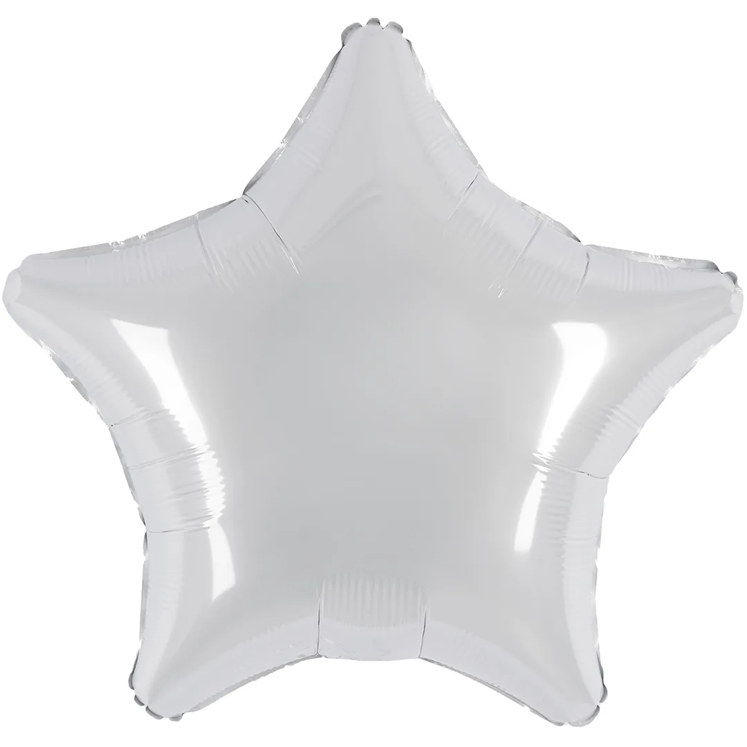 Р 36"/91см Звезда, Белый блеск, 1 шт. в уп.(Россия)