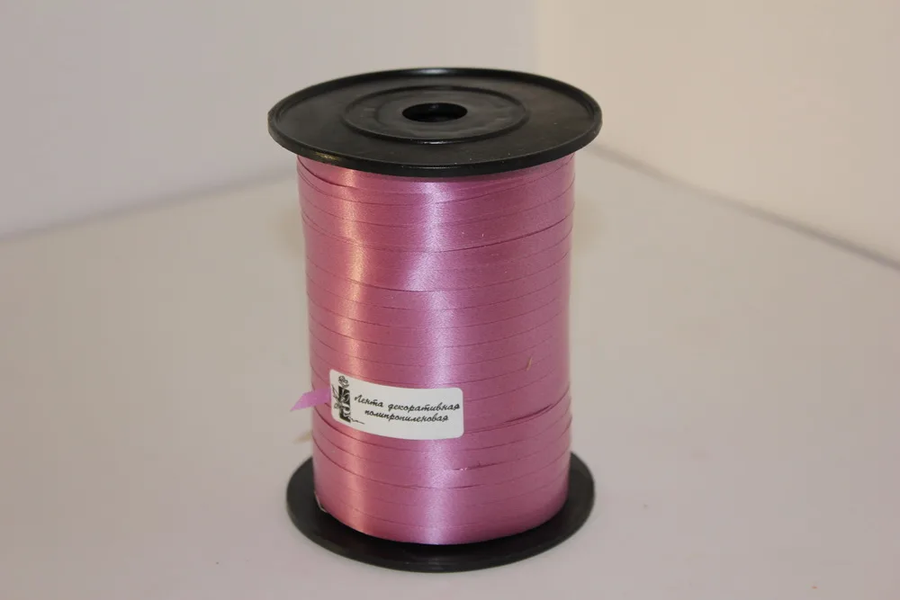 Лента бобина 0,5 см / 500 м Вишневая (Россия)