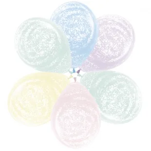 S 12"/30см  Морозное граффити, Макарунс, Ассорти, агат, 25 шт.  (Ккколумбия)