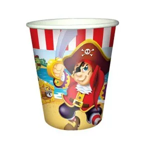 Стаканы "Веселый пират", 200 мл.  (6 шт.)