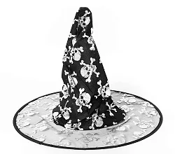 Шляпа "Конус с черепами"