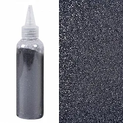 Глиттер Черный 1, 80 гр., в банке (Китай)
