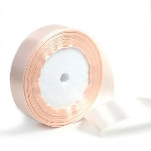 Лента Атлас Бежевый 20 мм*22,85 м