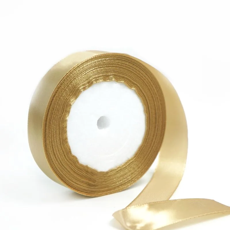 Лента Атлас Песочный 20 мм*22,85 м