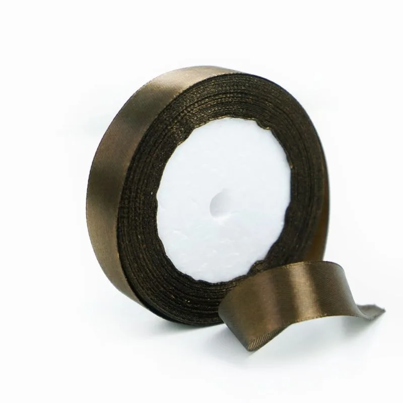 Лента Атлас Графит 20 мм*22,85 м