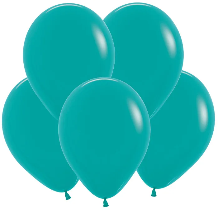 S Пастель 10"/25см Бирюзовый / Turquoise Green / 100 шт. / (Колумбия)