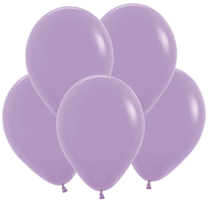 S Пастель 10"/25см Сиреневый / Lilac / 100 шт. / (Колумбия)