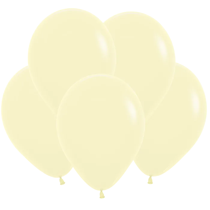 S Пастель 10"/25см Айвори /  100 шт. / (Колумбия)