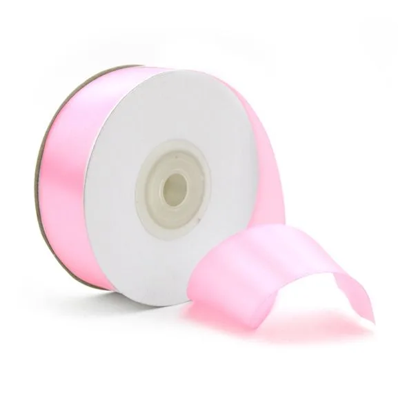 Лента Атлас Розовый1/ 50 мм * 22,85 м (Китай)