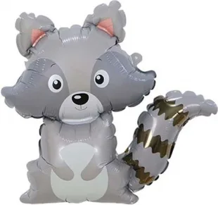 F 33"/84 см Енот, 1 шт.  (Китай)