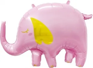 F 33"/84см Слоник, Розовый, 1 (Китай)