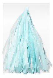 Гирлянда Тассел, Светло-голубая, 3 м, 12 листов