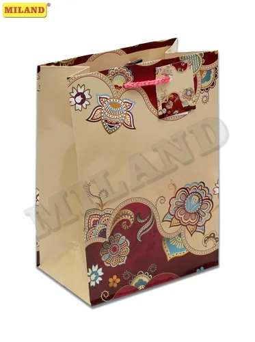 Пакет подарочный  Причудливые узоры (М) 18 х 23 х 10